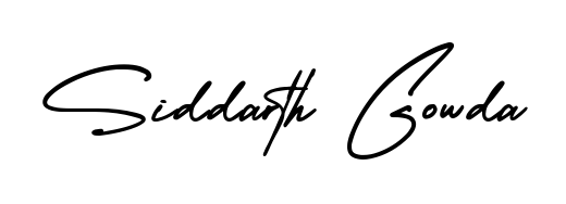 Create an unforgettable impression when signing with Siddarth Gowda name styled in AmerikaSignatureDemo-Regular typography. 100% free online generator. Siddarth Gowda signature style 3 images and pictures png