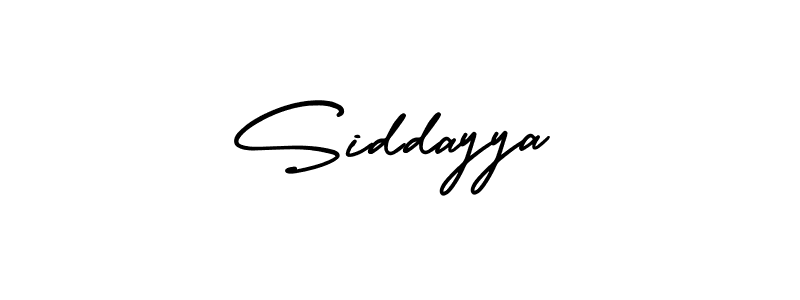 Use a signature maker to create a handwritten signature online. With this signature software, you can design (AmerikaSignatureDemo-Regular) your own signature for name Siddayya. Siddayya signature style 3 images and pictures png