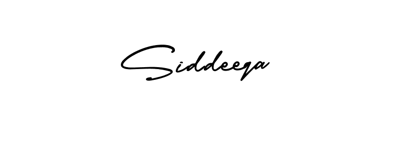 Make a short Siddeeqa signature style. Manage your documents anywhere anytime using AmerikaSignatureDemo-Regular. Create and add eSignatures, submit forms, share and send files easily. Siddeeqa signature style 3 images and pictures png