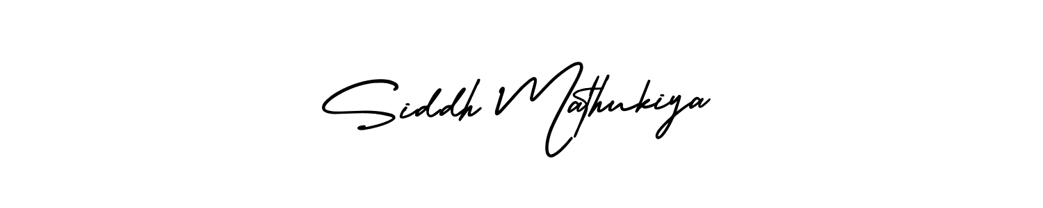 Similarly AmerikaSignatureDemo-Regular is the best handwritten signature design. Signature creator online .You can use it as an online autograph creator for name Siddh Mathukiya. Siddh Mathukiya signature style 3 images and pictures png