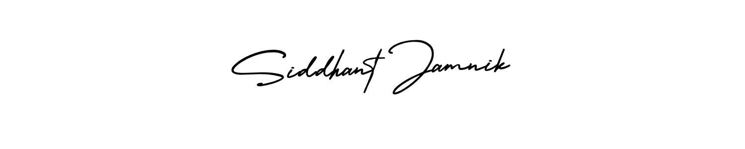 Design your own signature with our free online signature maker. With this signature software, you can create a handwritten (AmerikaSignatureDemo-Regular) signature for name Siddhant Jamnik. Siddhant Jamnik signature style 3 images and pictures png