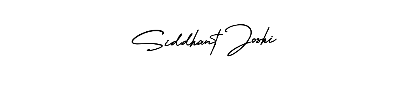 The best way (AmerikaSignatureDemo-Regular) to make a short signature is to pick only two or three words in your name. The name Siddhant Joshi include a total of six letters. For converting this name. Siddhant Joshi signature style 3 images and pictures png