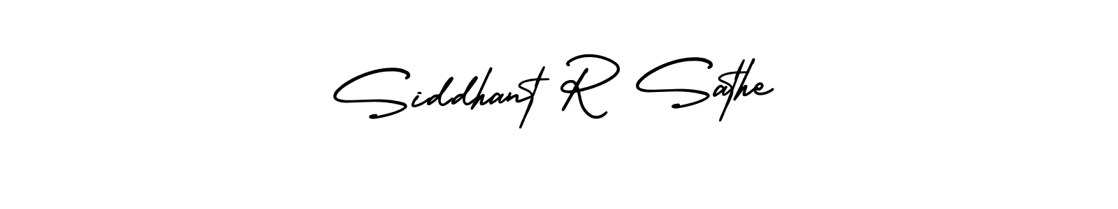 Use a signature maker to create a handwritten signature online. With this signature software, you can design (AmerikaSignatureDemo-Regular) your own signature for name Siddhant R Sathe. Siddhant R Sathe signature style 3 images and pictures png