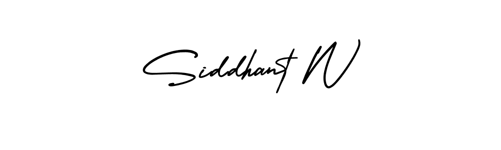 You should practise on your own different ways (AmerikaSignatureDemo-Regular) to write your name (Siddhant W) in signature. don't let someone else do it for you. Siddhant W signature style 3 images and pictures png