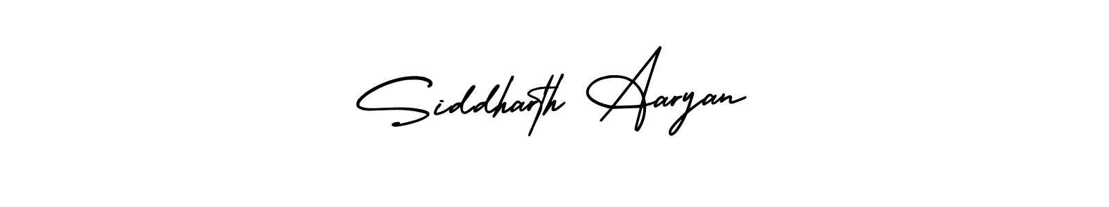 Make a beautiful signature design for name Siddharth Aaryan. With this signature (AmerikaSignatureDemo-Regular) style, you can create a handwritten signature for free. Siddharth Aaryan signature style 3 images and pictures png