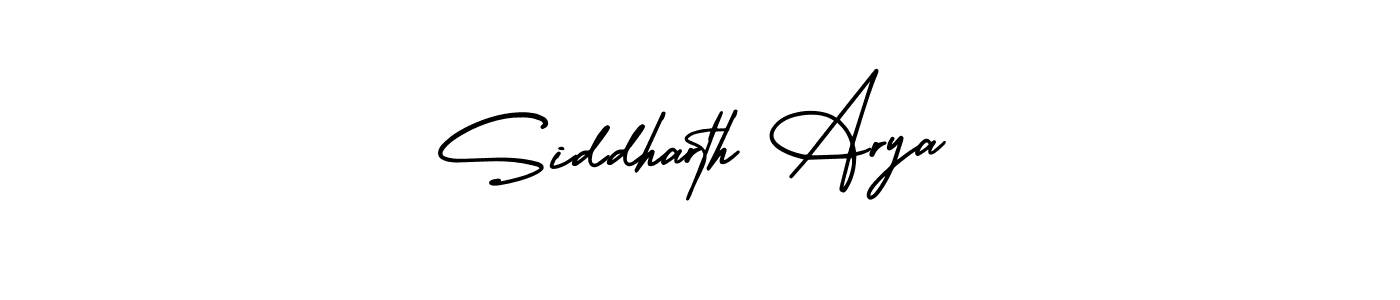 Create a beautiful signature design for name Siddharth Arya. With this signature (AmerikaSignatureDemo-Regular) fonts, you can make a handwritten signature for free. Siddharth Arya signature style 3 images and pictures png