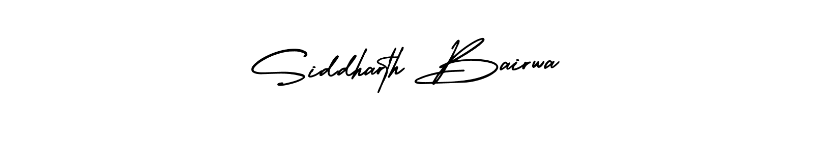 Make a beautiful signature design for name Siddharth Bairwa. With this signature (AmerikaSignatureDemo-Regular) style, you can create a handwritten signature for free. Siddharth Bairwa signature style 3 images and pictures png