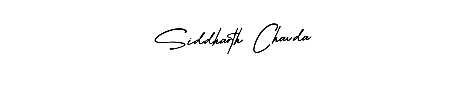 The best way (AmerikaSignatureDemo-Regular) to make a short signature is to pick only two or three words in your name. The name Siddharth Chavda include a total of six letters. For converting this name. Siddharth Chavda signature style 3 images and pictures png