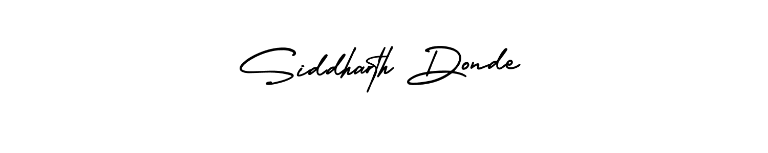 Use a signature maker to create a handwritten signature online. With this signature software, you can design (AmerikaSignatureDemo-Regular) your own signature for name Siddharth Donde. Siddharth Donde signature style 3 images and pictures png