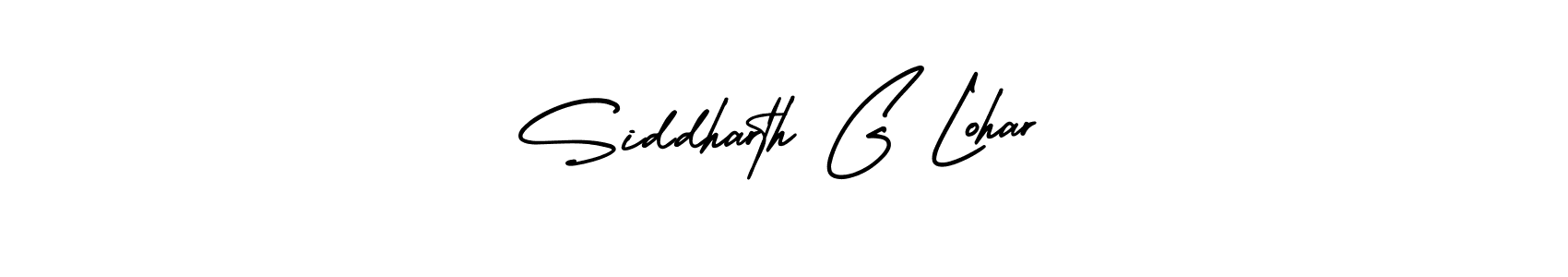 Design your own signature with our free online signature maker. With this signature software, you can create a handwritten (AmerikaSignatureDemo-Regular) signature for name Siddharth G Lohar. Siddharth G Lohar signature style 3 images and pictures png