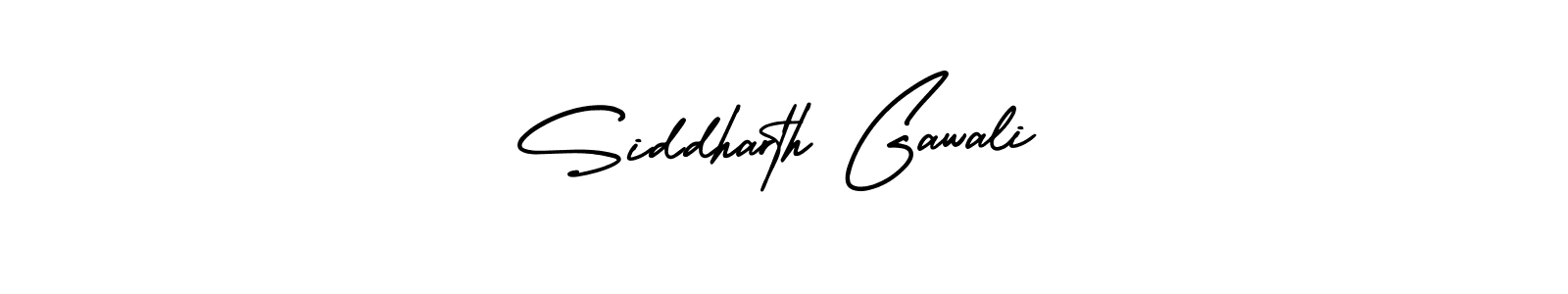 Design your own signature with our free online signature maker. With this signature software, you can create a handwritten (AmerikaSignatureDemo-Regular) signature for name Siddharth Gawali. Siddharth Gawali signature style 3 images and pictures png