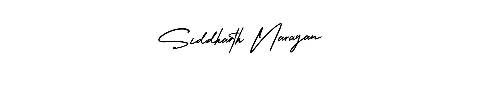 It looks lik you need a new signature style for name Siddharth Narayan. Design unique handwritten (AmerikaSignatureDemo-Regular) signature with our free signature maker in just a few clicks. Siddharth Narayan signature style 3 images and pictures png