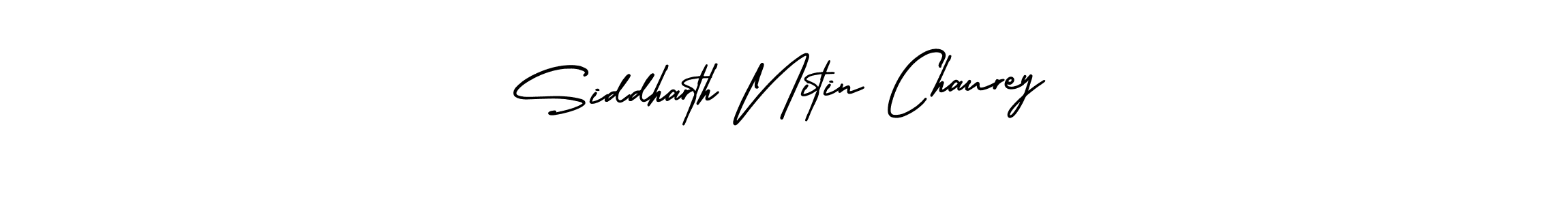 Siddharth Nitin Chaurey stylish signature style. Best Handwritten Sign (AmerikaSignatureDemo-Regular) for my name. Handwritten Signature Collection Ideas for my name Siddharth Nitin Chaurey. Siddharth Nitin Chaurey signature style 3 images and pictures png