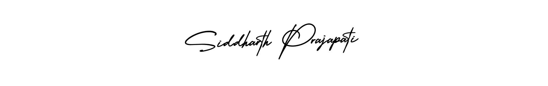 Use a signature maker to create a handwritten signature online. With this signature software, you can design (AmerikaSignatureDemo-Regular) your own signature for name Siddharth Prajapati. Siddharth Prajapati signature style 3 images and pictures png