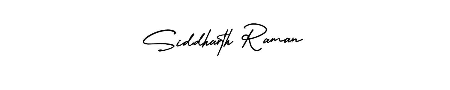 This is the best signature style for the Siddharth Raman name. Also you like these signature font (AmerikaSignatureDemo-Regular). Mix name signature. Siddharth Raman signature style 3 images and pictures png