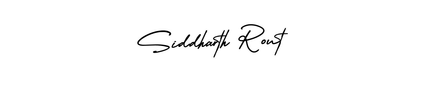 You should practise on your own different ways (AmerikaSignatureDemo-Regular) to write your name (Siddharth Rout) in signature. don't let someone else do it for you. Siddharth Rout signature style 3 images and pictures png