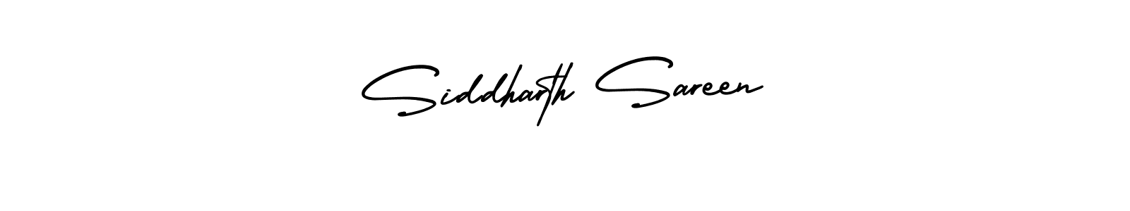 The best way (AmerikaSignatureDemo-Regular) to make a short signature is to pick only two or three words in your name. The name Siddharth Sareen include a total of six letters. For converting this name. Siddharth Sareen signature style 3 images and pictures png