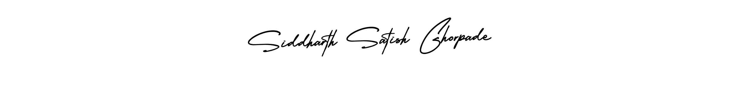 Also You can easily find your signature by using the search form. We will create Siddharth Satish Ghorpade name handwritten signature images for you free of cost using AmerikaSignatureDemo-Regular sign style. Siddharth Satish Ghorpade signature style 3 images and pictures png