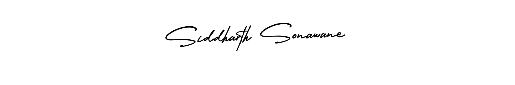 How to make Siddharth Sonawane name signature. Use AmerikaSignatureDemo-Regular style for creating short signs online. This is the latest handwritten sign. Siddharth Sonawane signature style 3 images and pictures png