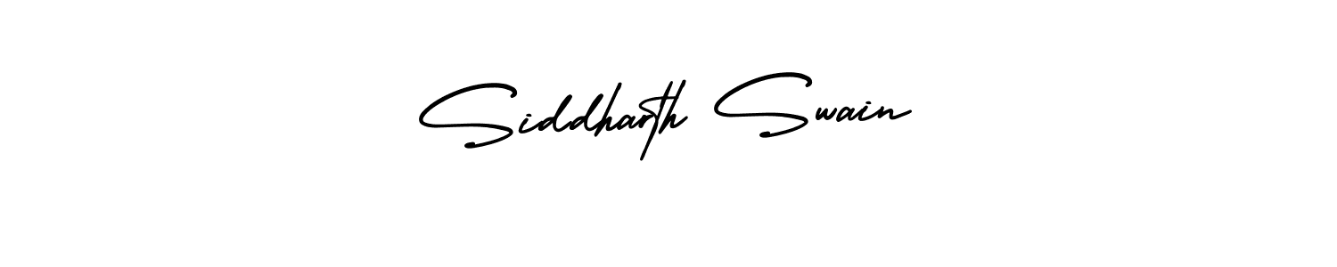 How to Draw Siddharth Swain signature style? AmerikaSignatureDemo-Regular is a latest design signature styles for name Siddharth Swain. Siddharth Swain signature style 3 images and pictures png