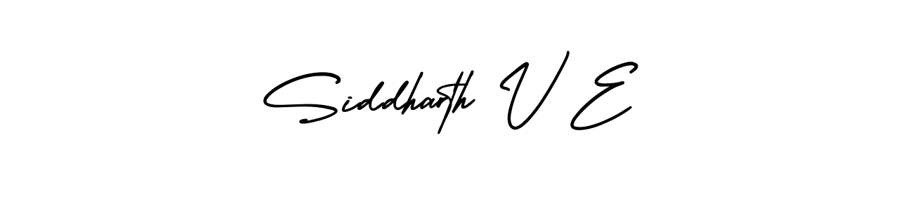 Also we have Siddharth V E name is the best signature style. Create professional handwritten signature collection using AmerikaSignatureDemo-Regular autograph style. Siddharth V E signature style 3 images and pictures png