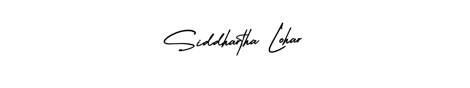 You should practise on your own different ways (AmerikaSignatureDemo-Regular) to write your name (Siddhartha Lohar) in signature. don't let someone else do it for you. Siddhartha Lohar signature style 3 images and pictures png