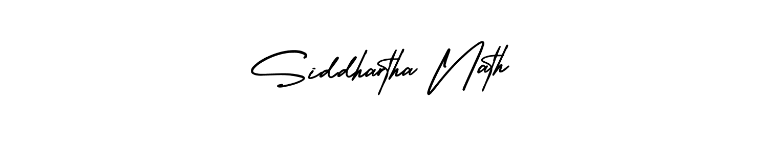 You should practise on your own different ways (AmerikaSignatureDemo-Regular) to write your name (Siddhartha Nath) in signature. don't let someone else do it for you. Siddhartha Nath signature style 3 images and pictures png
