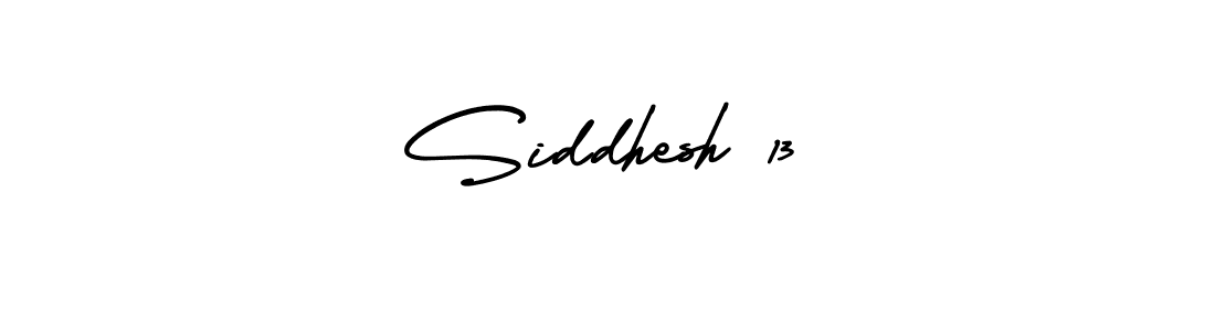 How to Draw Siddhesh 13 signature style? AmerikaSignatureDemo-Regular is a latest design signature styles for name Siddhesh 13. Siddhesh 13 signature style 3 images and pictures png