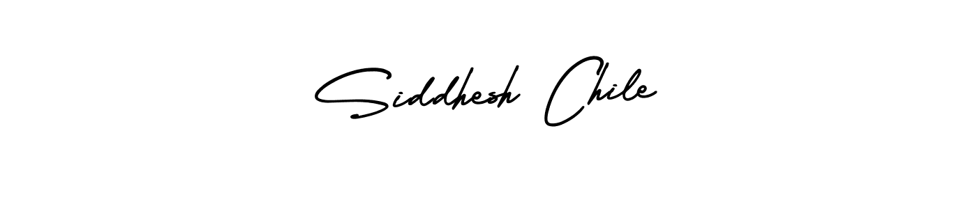 How to make Siddhesh Chile signature? AmerikaSignatureDemo-Regular is a professional autograph style. Create handwritten signature for Siddhesh Chile name. Siddhesh Chile signature style 3 images and pictures png