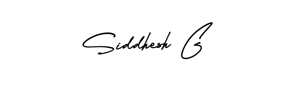 The best way (AmerikaSignatureDemo-Regular) to make a short signature is to pick only two or three words in your name. The name Siddhesh G include a total of six letters. For converting this name. Siddhesh G signature style 3 images and pictures png