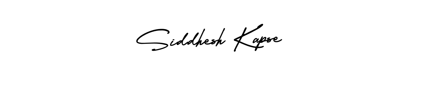 Siddhesh Kapse stylish signature style. Best Handwritten Sign (AmerikaSignatureDemo-Regular) for my name. Handwritten Signature Collection Ideas for my name Siddhesh Kapse. Siddhesh Kapse signature style 3 images and pictures png