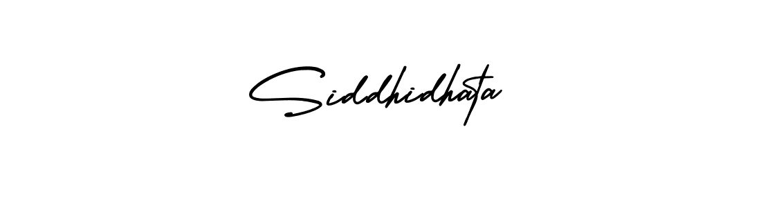 Make a beautiful signature design for name Siddhidhata. With this signature (AmerikaSignatureDemo-Regular) style, you can create a handwritten signature for free. Siddhidhata signature style 3 images and pictures png