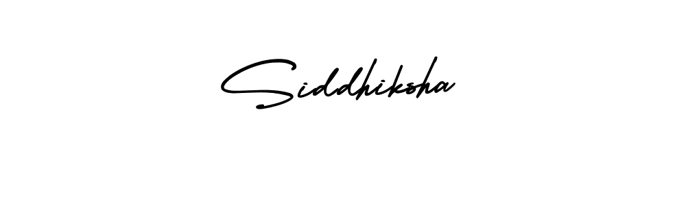 Design your own signature with our free online signature maker. With this signature software, you can create a handwritten (AmerikaSignatureDemo-Regular) signature for name Siddhiksha. Siddhiksha signature style 3 images and pictures png