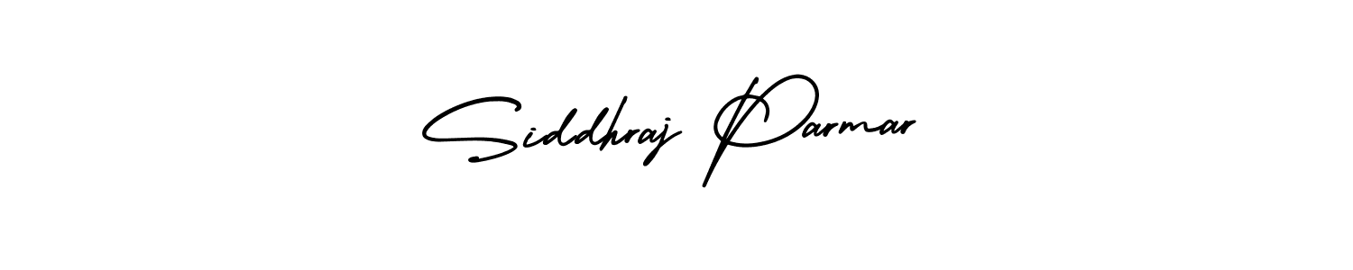 Make a beautiful signature design for name Siddhraj Parmar. With this signature (AmerikaSignatureDemo-Regular) style, you can create a handwritten signature for free. Siddhraj Parmar signature style 3 images and pictures png