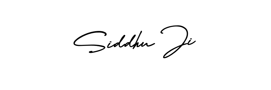 How to make Siddhu Ji name signature. Use AmerikaSignatureDemo-Regular style for creating short signs online. This is the latest handwritten sign. Siddhu Ji signature style 3 images and pictures png