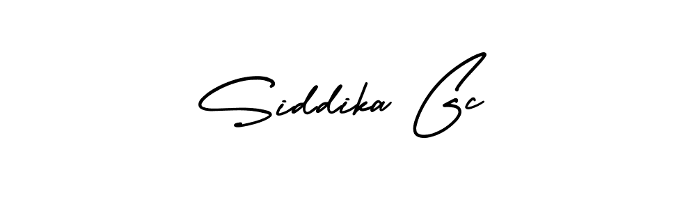 Use a signature maker to create a handwritten signature online. With this signature software, you can design (AmerikaSignatureDemo-Regular) your own signature for name Siddika Gc. Siddika Gc signature style 3 images and pictures png