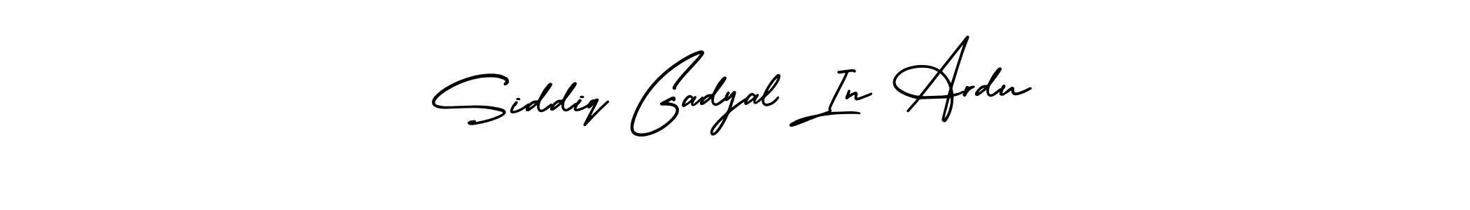 How to make Siddiq Gadyal In Ardu signature? AmerikaSignatureDemo-Regular is a professional autograph style. Create handwritten signature for Siddiq Gadyal In Ardu name. Siddiq Gadyal In Ardu signature style 3 images and pictures png