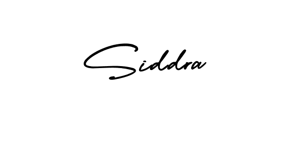 Use a signature maker to create a handwritten signature online. With this signature software, you can design (AmerikaSignatureDemo-Regular) your own signature for name Siddra. Siddra signature style 3 images and pictures png