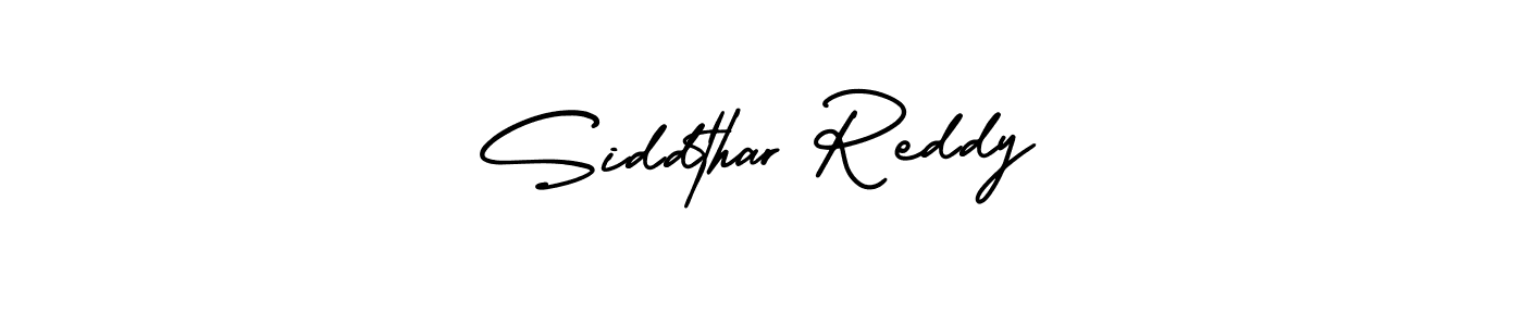 The best way (AmerikaSignatureDemo-Regular) to make a short signature is to pick only two or three words in your name. The name Siddthar Reddy include a total of six letters. For converting this name. Siddthar Reddy signature style 3 images and pictures png