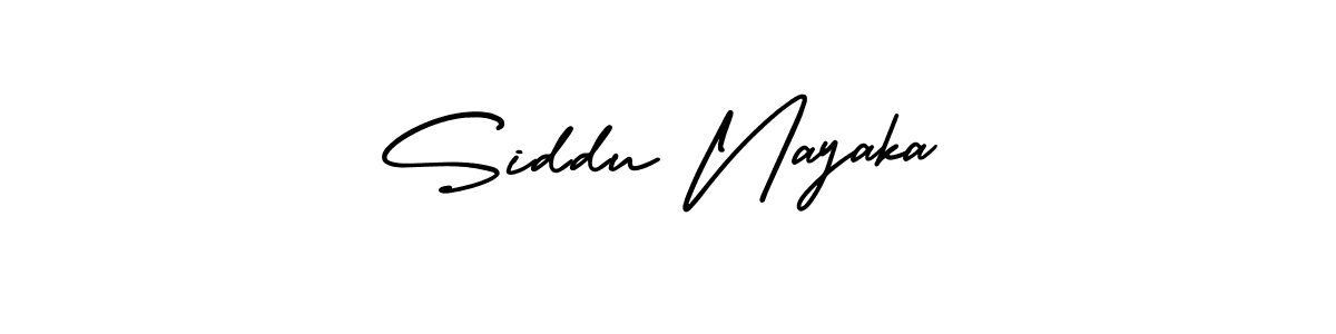 Design your own signature with our free online signature maker. With this signature software, you can create a handwritten (AmerikaSignatureDemo-Regular) signature for name Siddu Nayaka. Siddu Nayaka signature style 3 images and pictures png