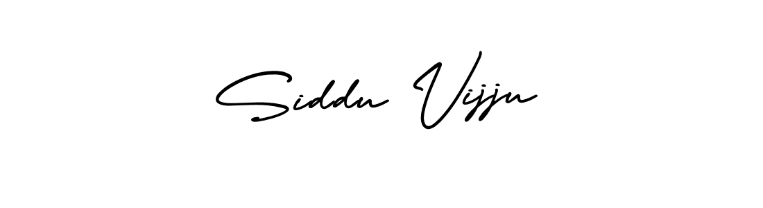 How to make Siddu Vijju signature? AmerikaSignatureDemo-Regular is a professional autograph style. Create handwritten signature for Siddu Vijju name. Siddu Vijju signature style 3 images and pictures png