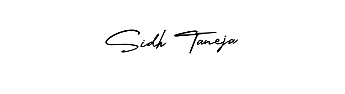 Make a beautiful signature design for name Sidh Taneja. With this signature (AmerikaSignatureDemo-Regular) style, you can create a handwritten signature for free. Sidh Taneja signature style 3 images and pictures png