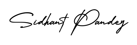 Get inspired by this graceful AmerikaSignatureDemo-Regular signature style for name Sidhant Pandey. Smooth loops and balanced proportions for everyday use. Sidhant Pandey signature style 3 images and pictures png