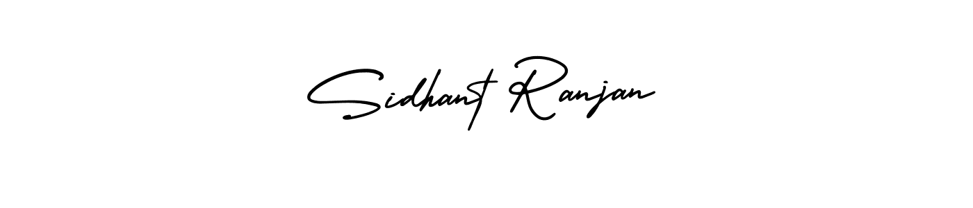 Create a beautiful signature design for name Sidhant Ranjan. With this signature (AmerikaSignatureDemo-Regular) fonts, you can make a handwritten signature for free. Sidhant Ranjan signature style 3 images and pictures png