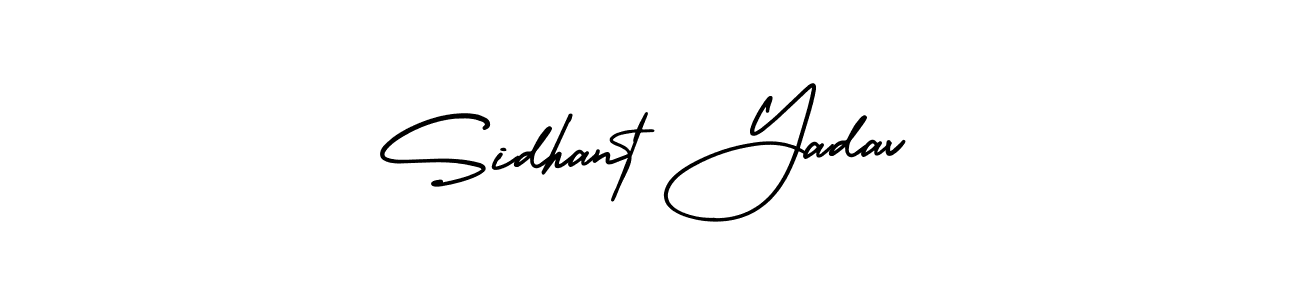 How to make Sidhant Yadav signature? AmerikaSignatureDemo-Regular is a professional autograph style. Create handwritten signature for Sidhant Yadav name. Sidhant Yadav signature style 3 images and pictures png