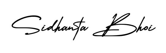The AmerikaSignatureDemo-Regular handwriting style adds charm and authenticity to name Sidhanta Bhoi. A wonderful choice for personal thank-you notes. Sidhanta Bhoi signature style 3 images and pictures png