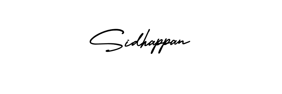 Create a beautiful signature design for name Sidhappan. With this signature (AmerikaSignatureDemo-Regular) fonts, you can make a handwritten signature for free. Sidhappan signature style 3 images and pictures png