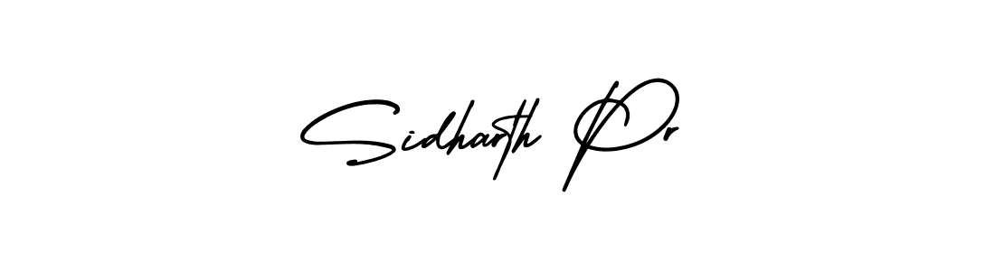 Sidharth Pr stylish signature style. Best Handwritten Sign (AmerikaSignatureDemo-Regular) for my name. Handwritten Signature Collection Ideas for my name Sidharth Pr. Sidharth Pr signature style 3 images and pictures png