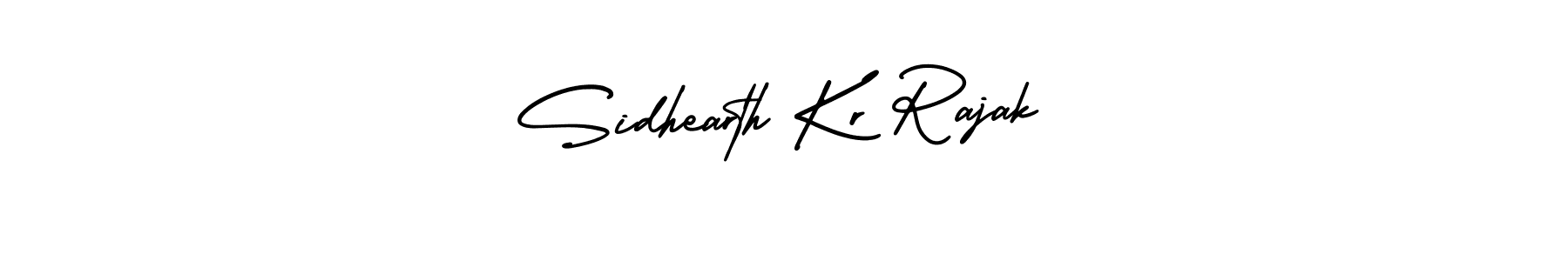 Design your own signature with our free online signature maker. With this signature software, you can create a handwritten (AmerikaSignatureDemo-Regular) signature for name Sidhearth Kr Rajak. Sidhearth Kr Rajak signature style 3 images and pictures png