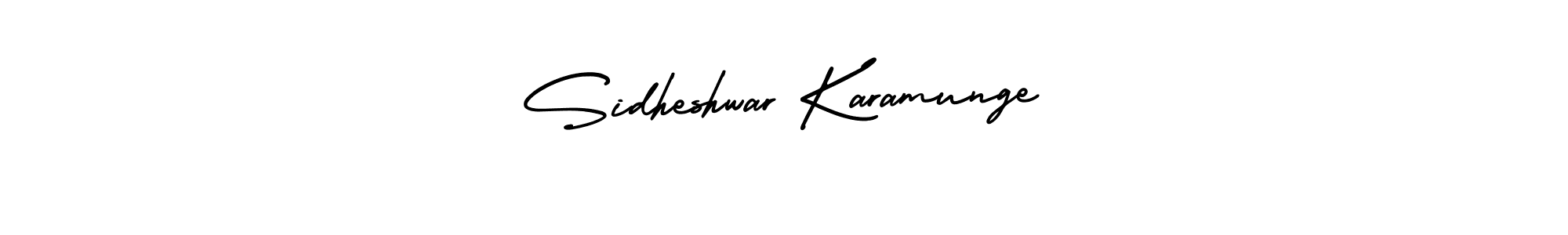 How to Draw Sidheshwar Karamunge signature style? AmerikaSignatureDemo-Regular is a latest design signature styles for name Sidheshwar Karamunge. Sidheshwar Karamunge signature style 3 images and pictures png